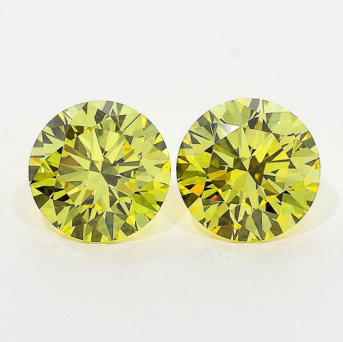 1.11 Carat Fancy Intense   Yellow  BR VVS2 GIA