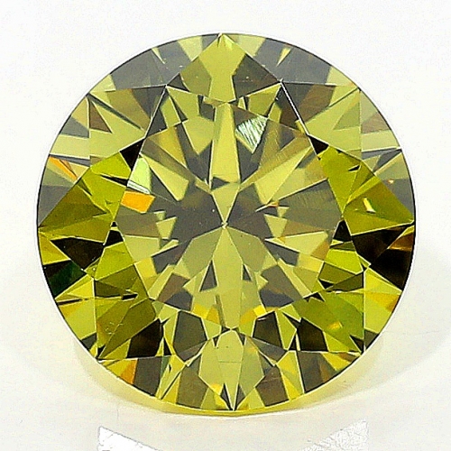 1.17 Carat Fancy Deep Brownish Greenish Yellow  BR VS1 GIA