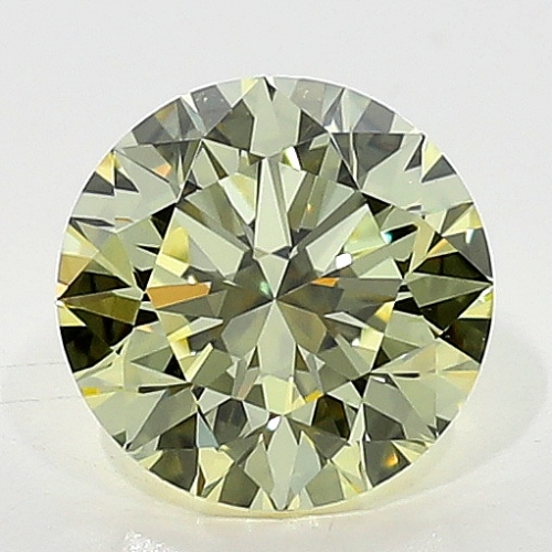 0.57 Carat Fancy Light   Yellow  BR IF GIA