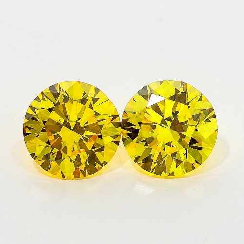 1.00 Carat Fancy Vivid   Yellow  BR VS1 GIA
