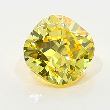 0.14 Carat Fancy Intense Orangy  Yellow  CU  GIA