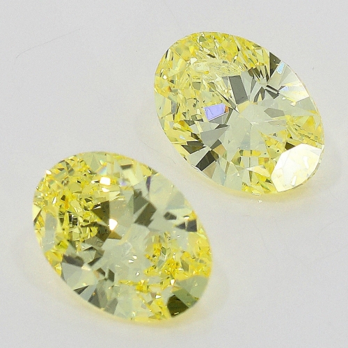 0.50 Carat Fancy Intense   Yellow  OV VS1 GIA