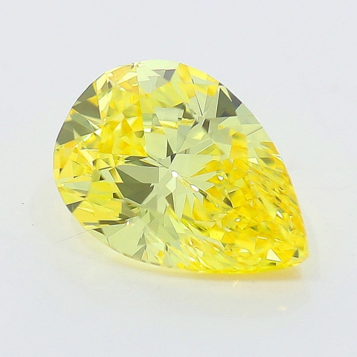 0.37 Carat Fancy Vivid   Yellow  PS VVS2 GIA