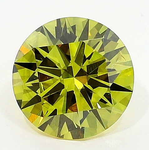 0.51 Carat Fancy Deep Brownish  Yellow  BR SI1 GIA