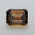 3.76 Carat Fancy Dark Orangy Brown EM I1 GIA