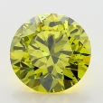 0.72 Carat Fancy Deep Brownish  Yellow  BR SI2 GIA