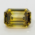 3.13 Carat Fancy Deep Brownish Greenish   EM SI2 GIA