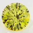 0.45 Carat Fancy Intense   Yellow  BR VS1 GIA