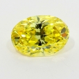 0.70 Carat Fancy Vivid   Yellow  OV VS2 GIA