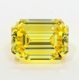 5.03 Carat Fancy Deep   Yellow  EM VS2 GIA