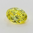 0.51 Carat Fancy Vivid   Yellow  OV VS1 GIA