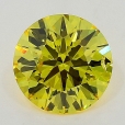 0.36 Carat Fancy Vivid   Yellow  BR SI1 GIA