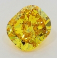 0.54 Carat Fancy Vivid Orangy  Yellow  CU  GIA