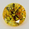 0.51 Carat Fancy Deep   Yellow  BR  GIA