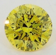 0.64 Carat Fancy Vivid   Yellow  BR  GIA