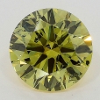 1.02 Carat Fancy Deep Brownish Greenish Yellow  BR  GIA