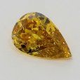 0.50 Carat Fancy Deep Brownish  Yellow  PS SI2 GIA
