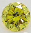 0.40 Carat Fancy Vivid   Yellow  BR  GIA