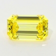 0.31 Carat Fancy Vivid   Yellow  EM VVS2 GIA
