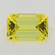 0.31 Carat Fancy Vivid   Yellow  EM SI1 GIA