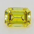 0.40 Carat Fancy Intense   Yellow  EM SI1 GIA