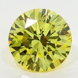 0.39 Carat Fancy Intense   Yellow  BR SI1 GIA