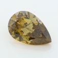 1.52 Carat Fancy Dark   Brown Yellow PS SI2 GIA
