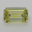 4.03carat Emerald SI1 Fancy Deep Brownish Greenish Yellow