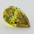 0.91 Carat Fancy Deep   Yellow  PS SI1 GIA
