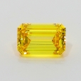 0.30 Carat Fancy Vivid Orangy  Yellow  EM IF GIA