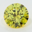 0.70 Carat Fancy Vivid   Yellow  BR SI1 GIA