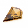 3.00 Carat Fancy Deep   Brown Orange KIte VS2 GIA