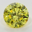 1.01 Carat Fancy Intense   Yellow  BR SI1 GIA