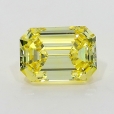 0.43 Carat Fancy Intense   Yellow  EM VS1 GIA