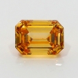 0.20 Carat Fancy Intense   Yellow Orange EM VS2 GIA