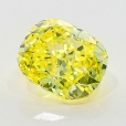 0.53 Carat Fancy Vivid   Yellow  CU VS1 GIA