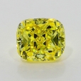 1.01 Carat Fancy Vivid   Yellow  CU SI1 GIA