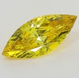 0.70 Carat Fancy Vivid   Yellow  MQ  GIA