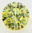 0.60 Carat Fancy Intense   Yellow  BR VS2 GIA