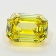 0.47 Carat Fancy Intense   Yellow  EM VS1 GIA