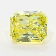 0.70 Carat Fancy Intense   Yellow  RAD VS2 GIA