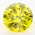 1.40 Carat Fancy Vivid   Yellow  BR SI1 GIA