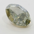 5.14 Carat Fancy Greenish  Yellow  OV SI2 GIA