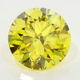 0.71 Carat Fancy Vivid   Yellow  BR SI1 GIA