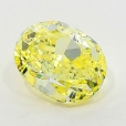 1.00 Carat Fancy Intense   Yellow  CU SI2 GIA