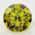 1.50 Carat Fancy Deep   Yellow  BR SI1 GIA