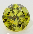 0.80 Carat Fancy Deep   Yellow  BR VS2 GIA
