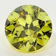 0.70 Carat Fancy Intense   Yellow  BR VS2 GIA