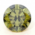 1.01 Carat Fancy Dark Greenish  Gray  BR SI2 GIA