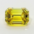 1.21 Carat Fancy Deep   Yellow  EM VVS2 GIA